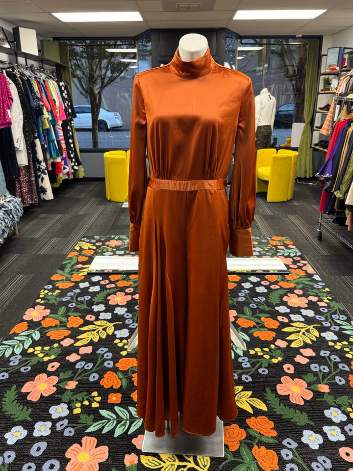 INA Women's Wide Leg Jumper LG Rust