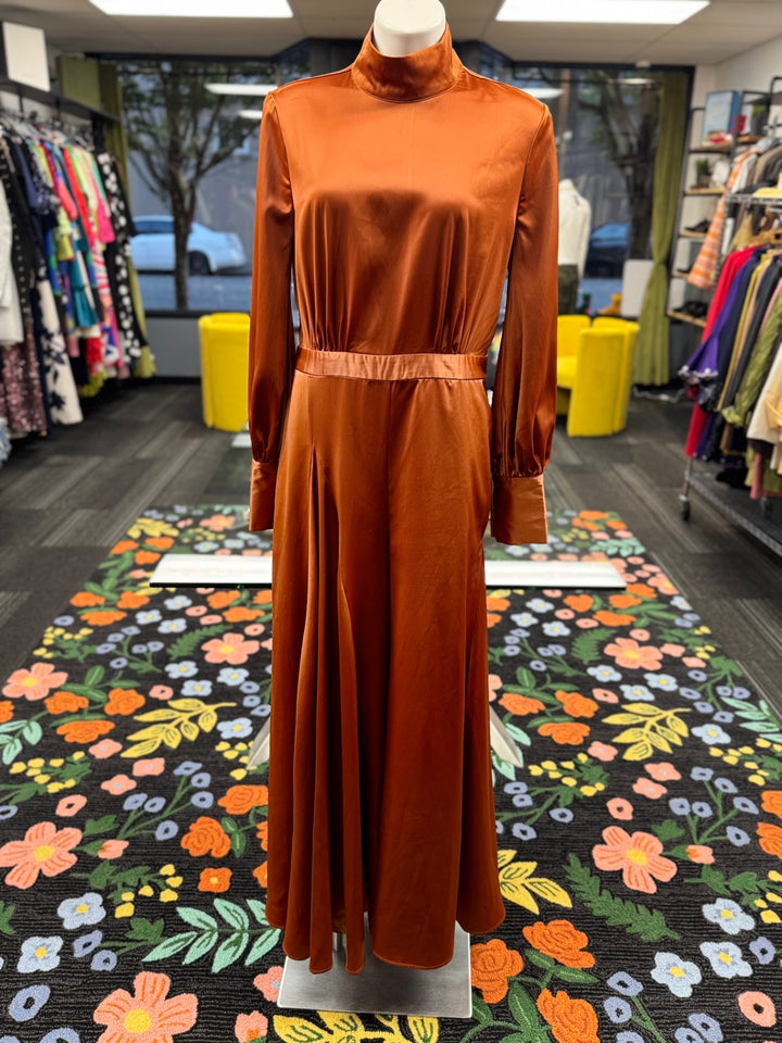 INA Women's Wide Leg Jumper LG Rust