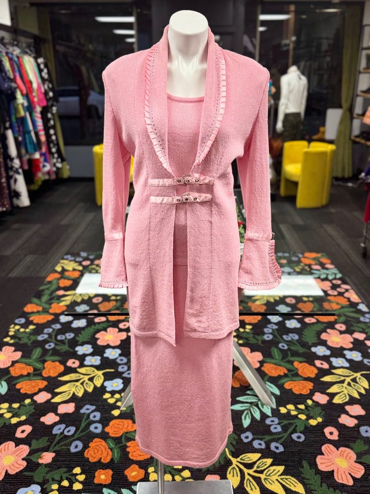 Tod & Olivia 3pcs Suit Women's Suit (Skirt) 12 Pink