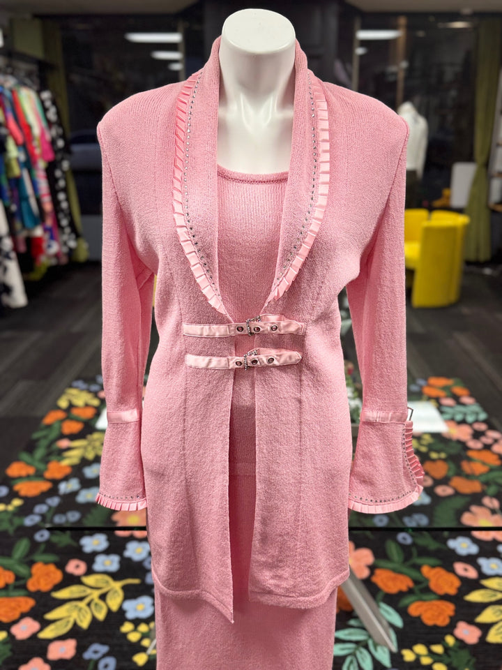 Tod & Olivia 3pcs Suit Women's Suit (Skirt) 12 Pink