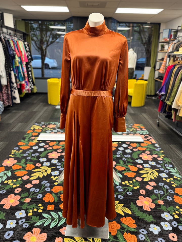 INA Women's Wide Leg Jumper LG Rust