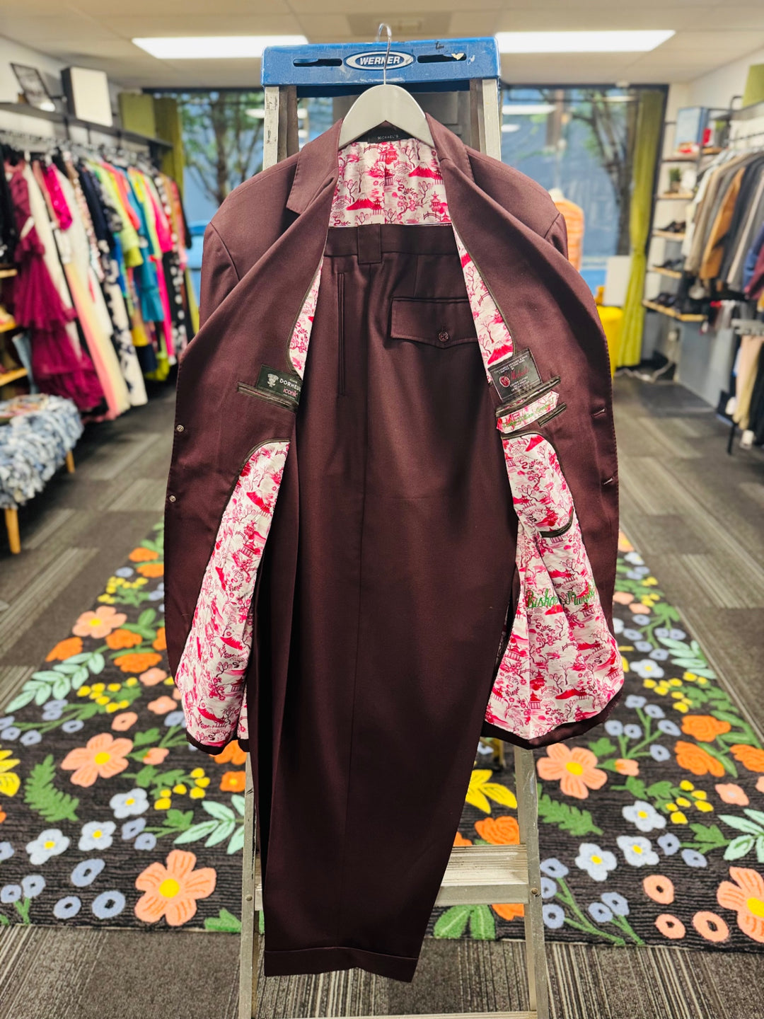 Michael’s Custom Men’s Suit 50L Dusty Rose