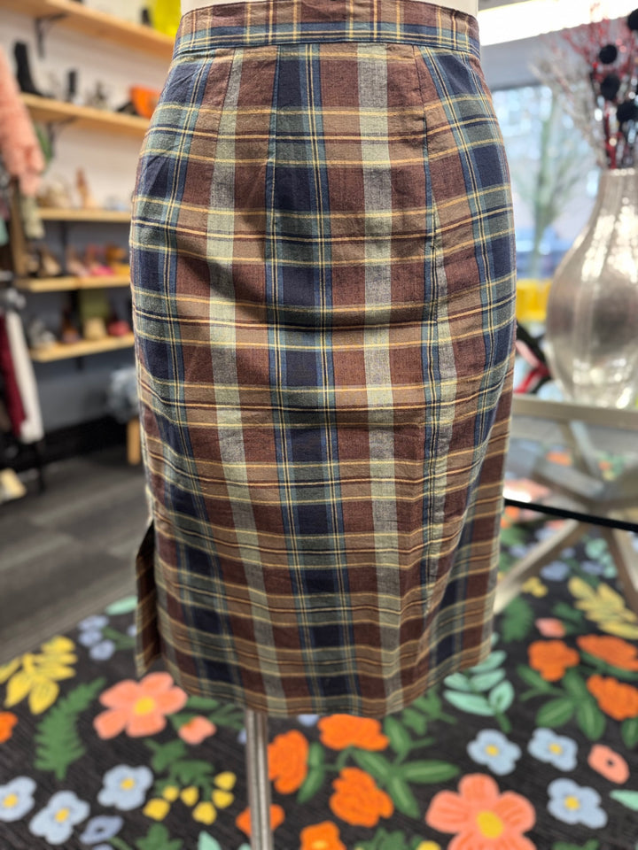 Ralph Lauren Women's Skirt 12 Multicolor (Brown)