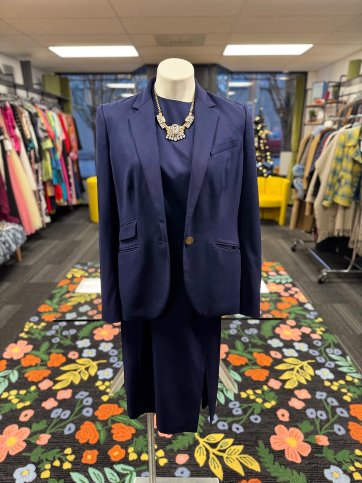 Lauren by Ralph Lauren Women's Suit 10 Navy Blue