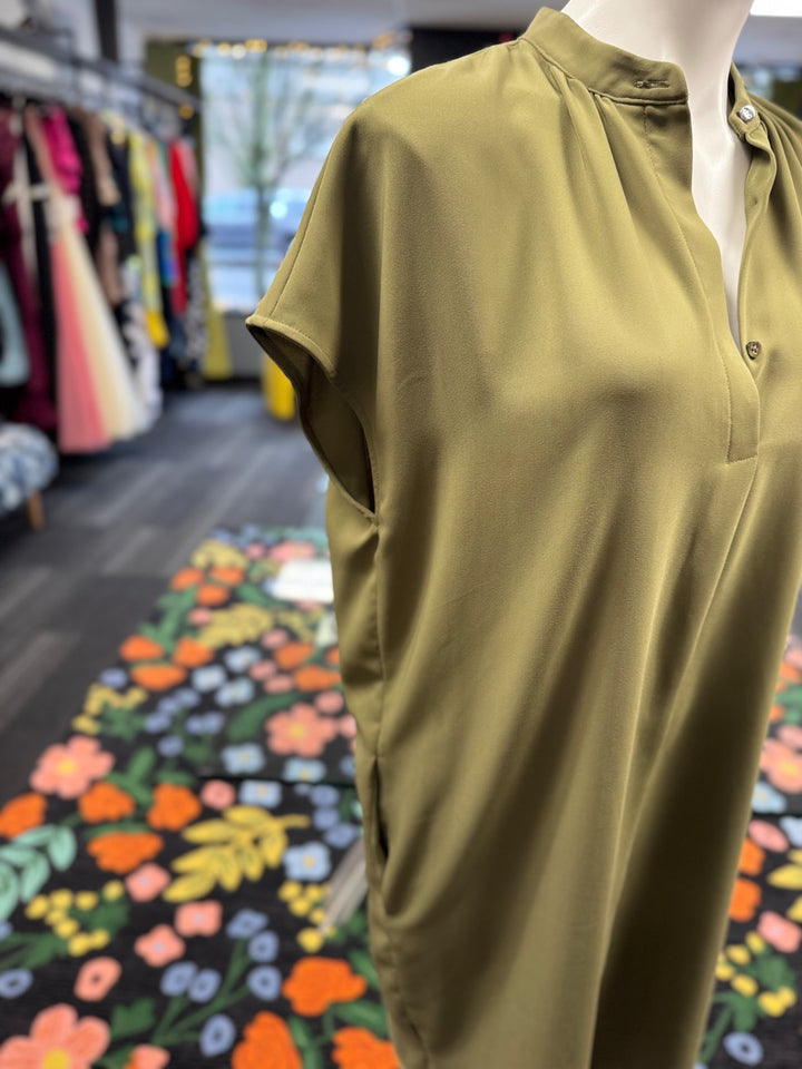 Ralph Lauren Women's Shirt 8 Olive Green