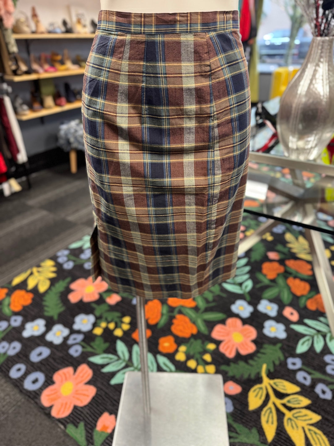 Ralph Lauren Women's Skirt 12 Multicolor (Brown)