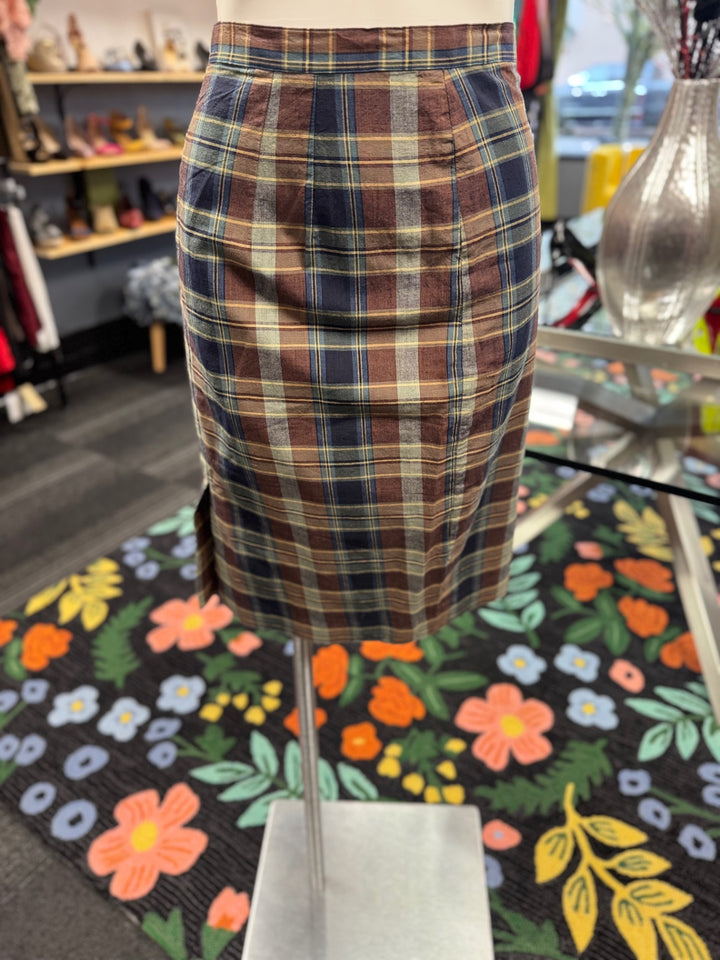 Ralph Lauren Women's Skirt 12 Multicolor (Brown)