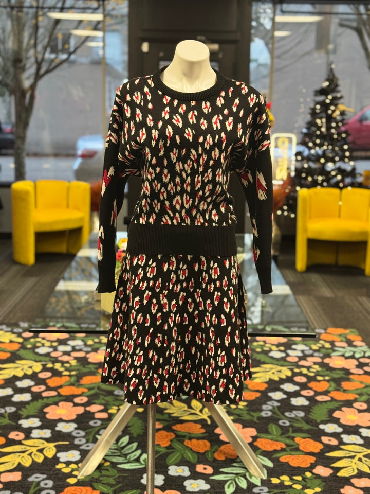 DKNY Women's Dress SM (BLK,WHT,RED) 