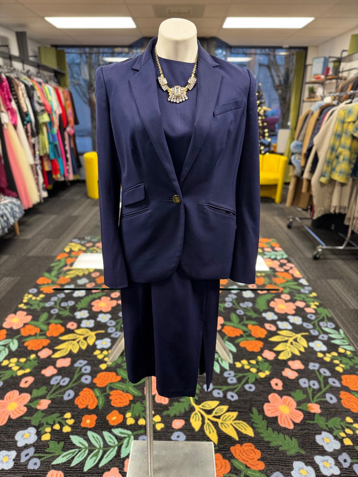 Lauren by Ralph Lauren Women's Suit 10 Navy Blue