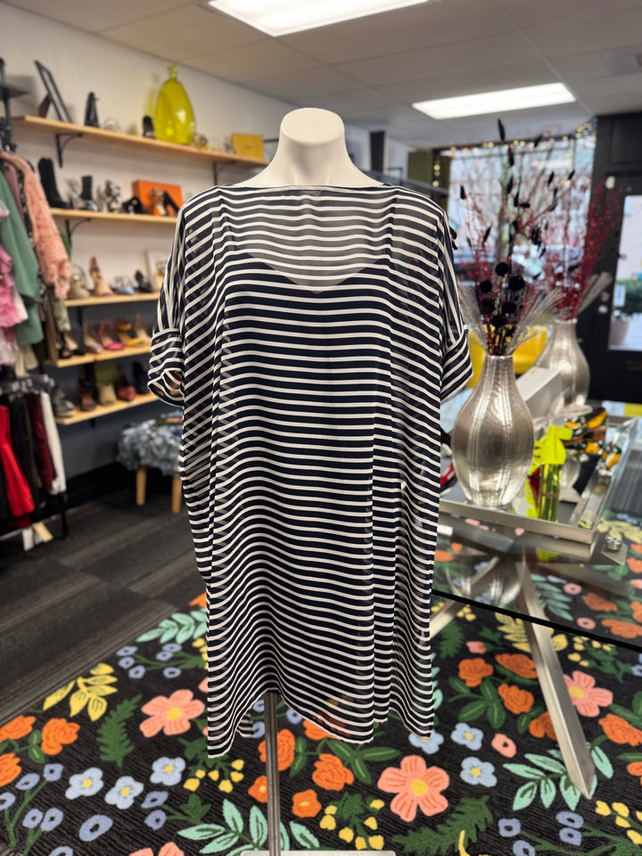 Ralph Lauren Women’s Dress 8 Blue and White