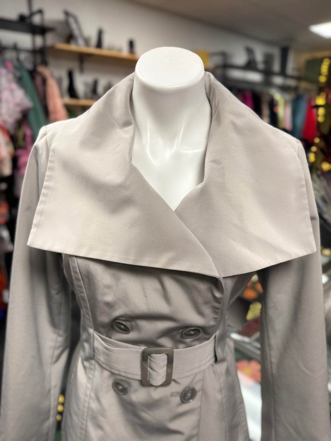 Anne Klein Women's Coat MED Beige