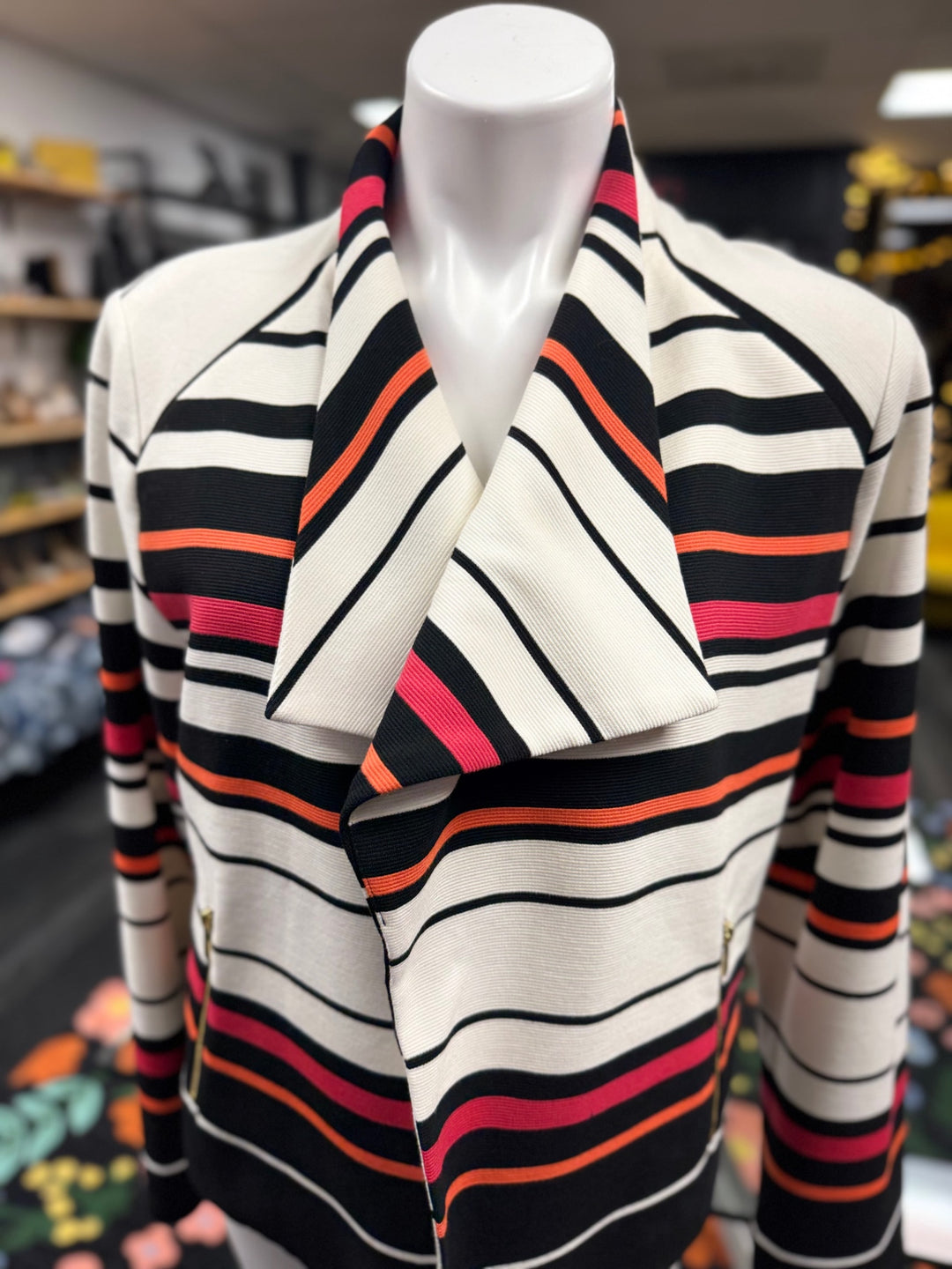 Calvin Klein Women's Suit LG Cream, BLK, Pink, Orange