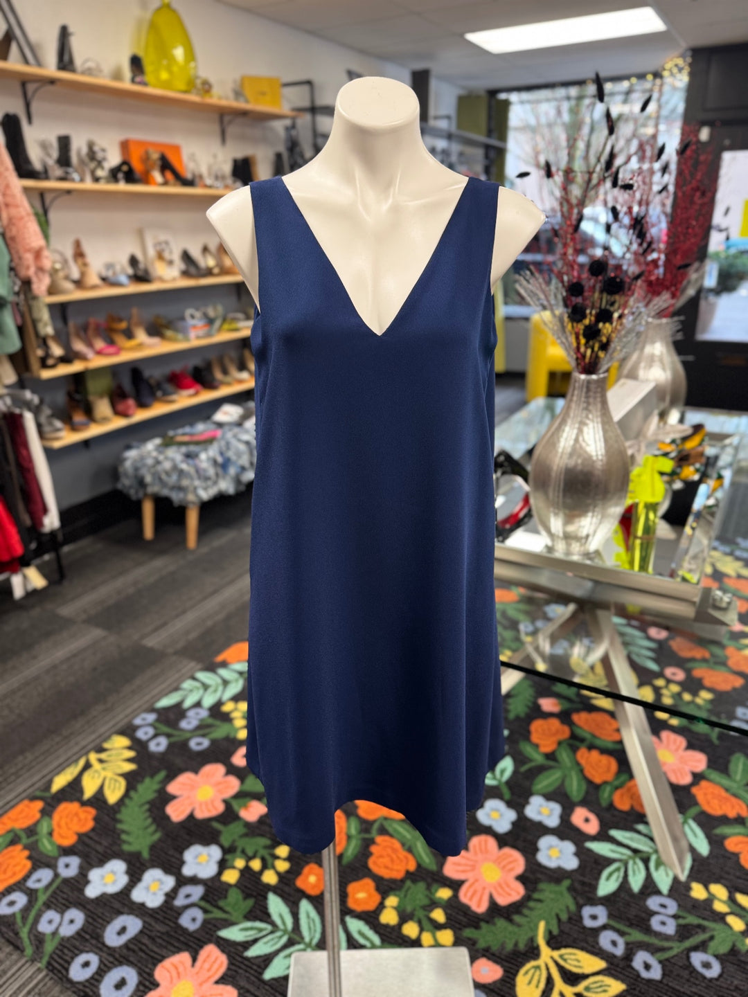 Ralph Lauren Women's Dress 8 Navy Blue