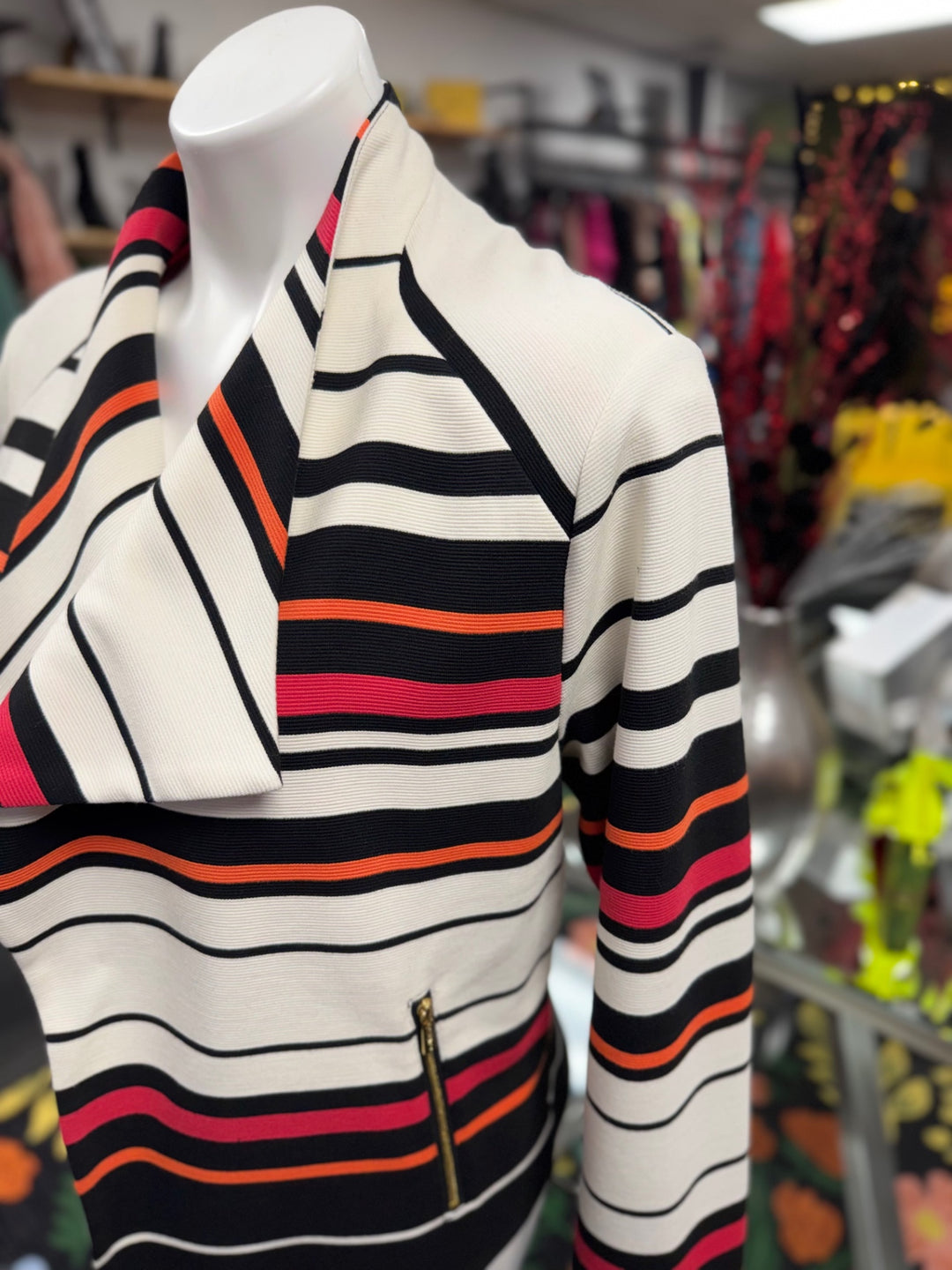 Calvin Klein Women's Suit LG Cream, BLK, Pink, Orange