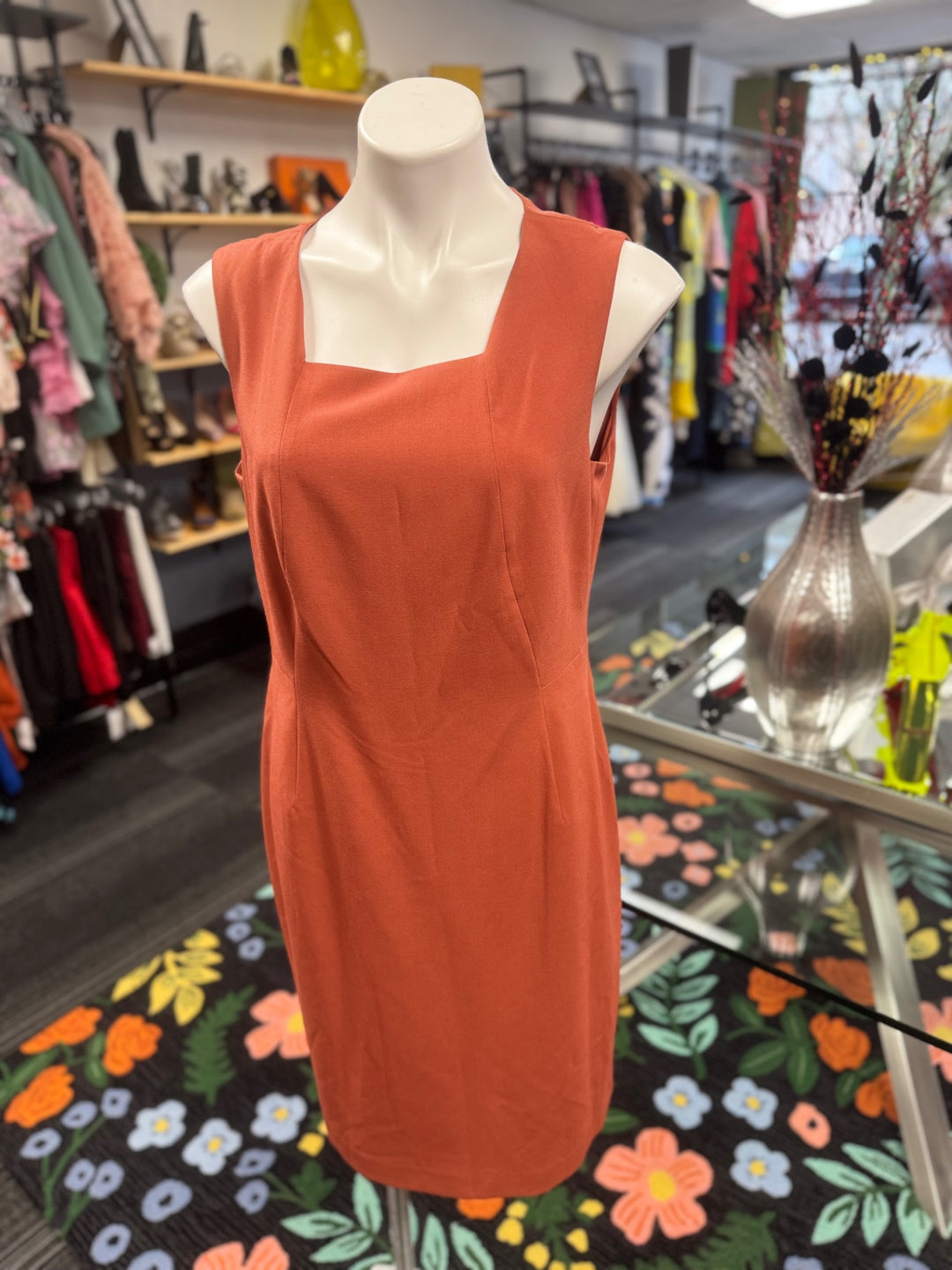 Nine West Women's Suit 10 Rust Orange