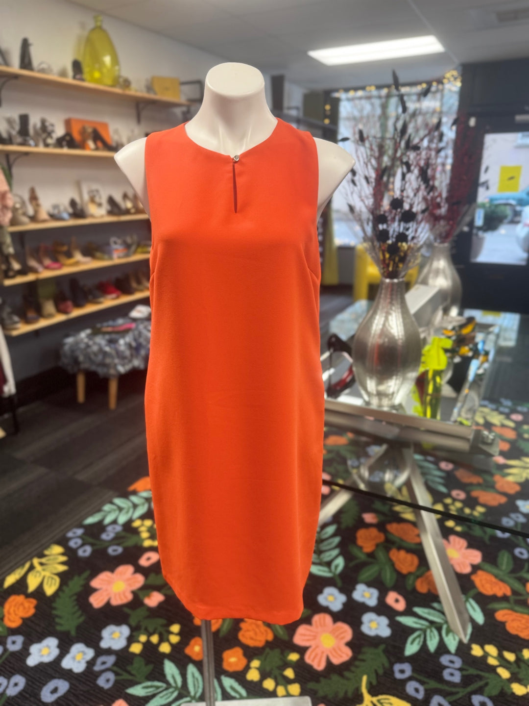 Ralph Lauren Women's Dress 10 Orange