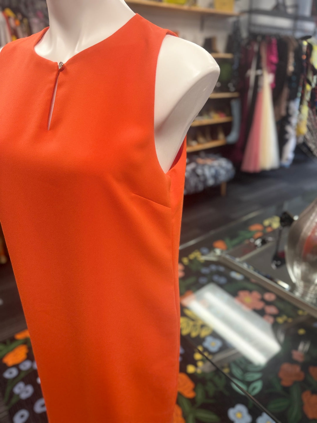 Ralph Lauren Women's Dress 10 Orange