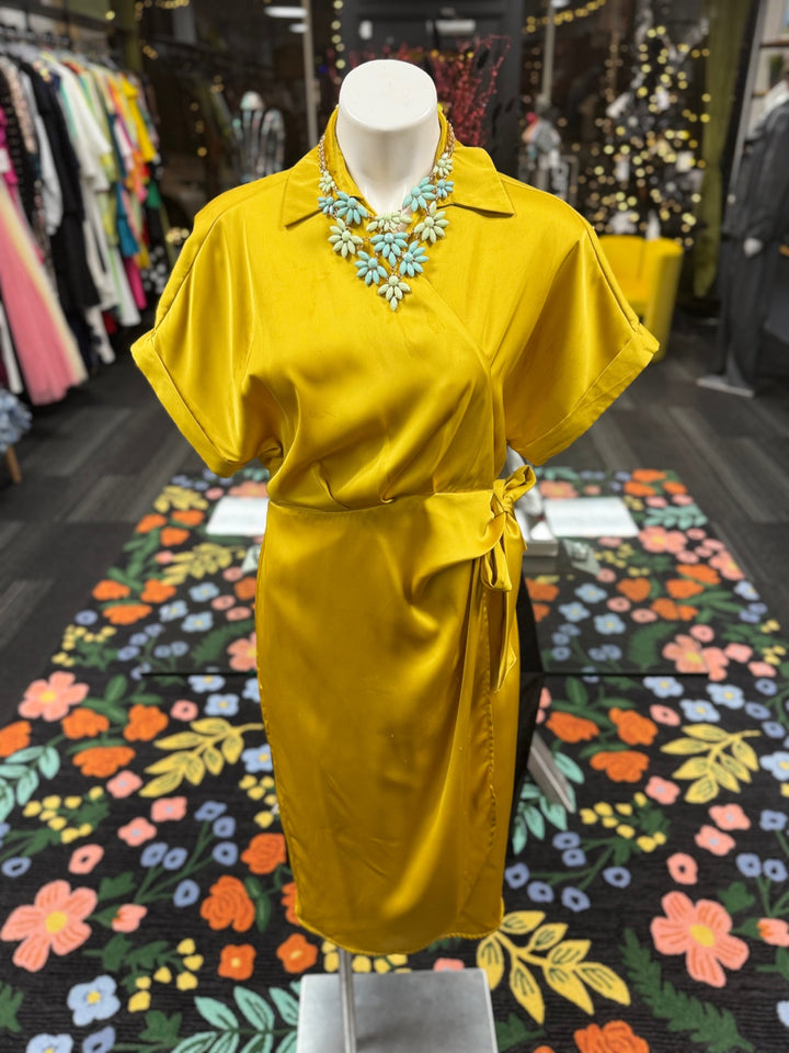 Red Women's Yellow Dress 