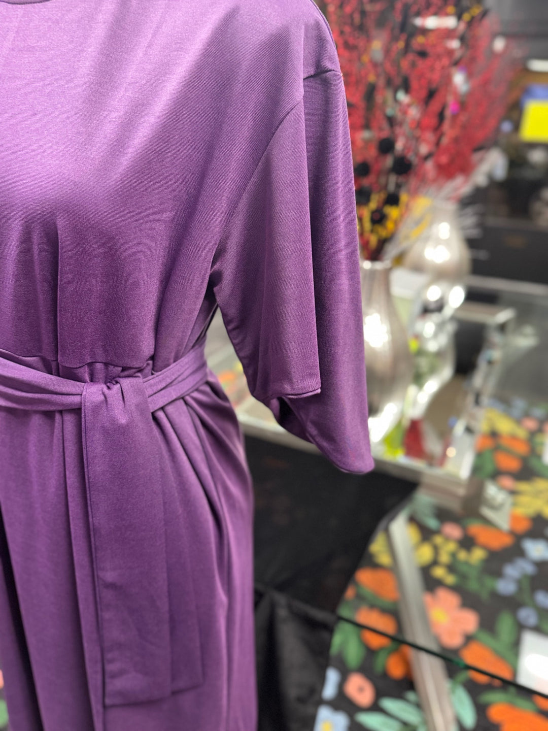 Gumbo Luxury Women's Purple Dress 