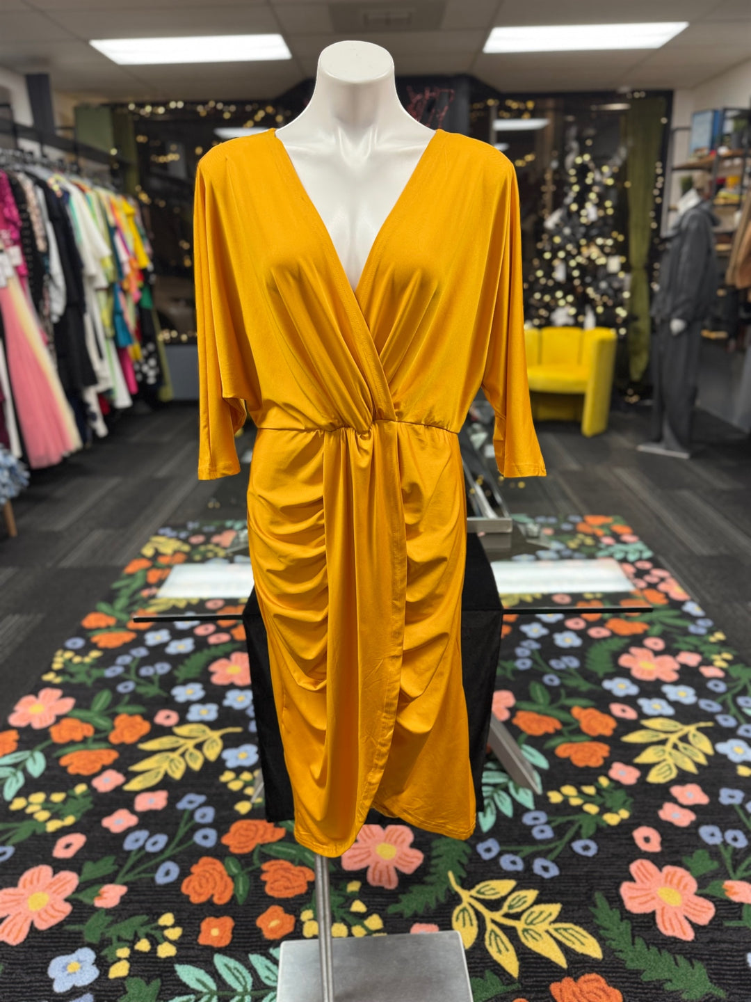 Gumbo Luxury Women's Yellow Dress