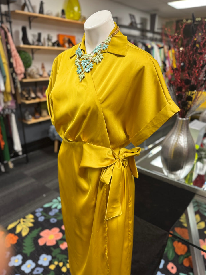 Red Women's Yellow Dress 