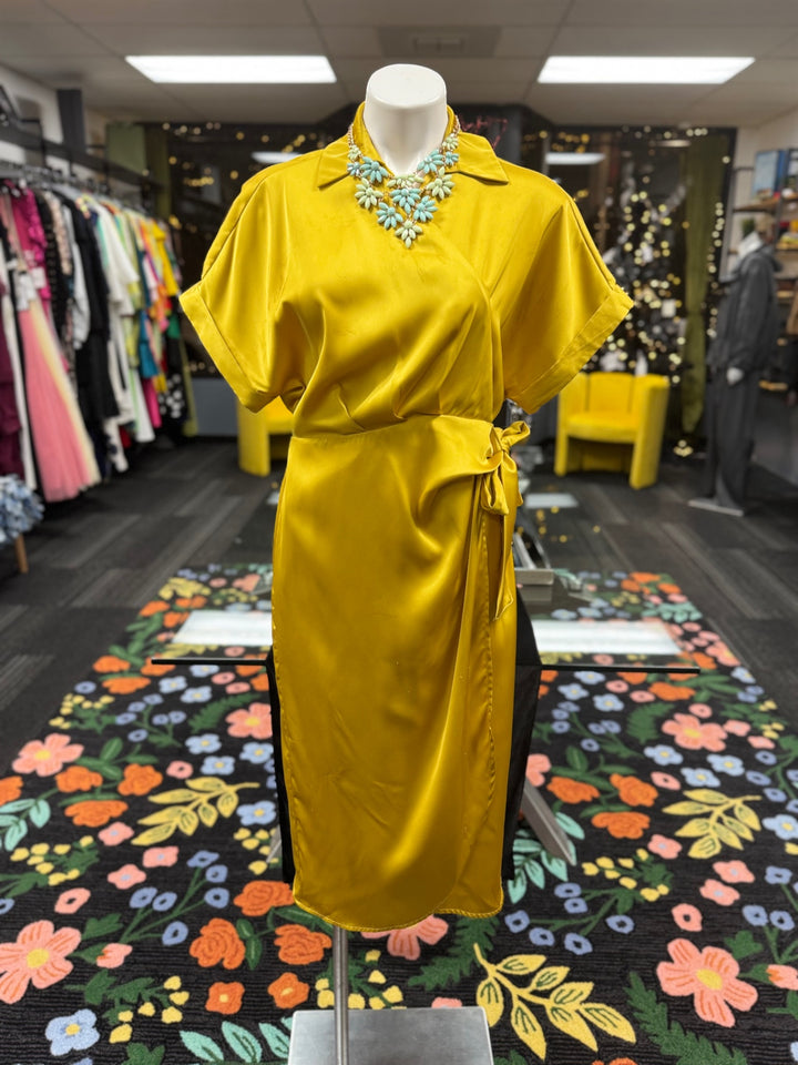 Red Women's Yellow Dress 