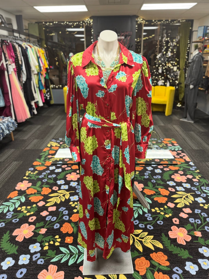 LOVE X DESIGN Women's Dress Red Floral