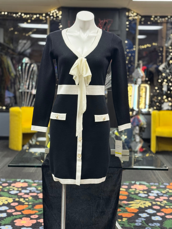 Taylor Women's Dress (Black & White) 