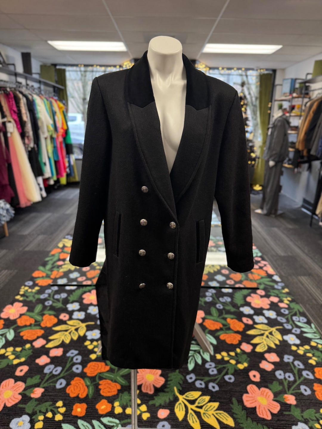 David Benjamin Women's Black Coat 