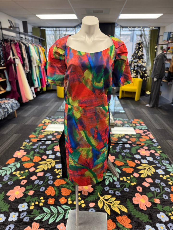 Roman’s Women's Dress 26W Multicolored 