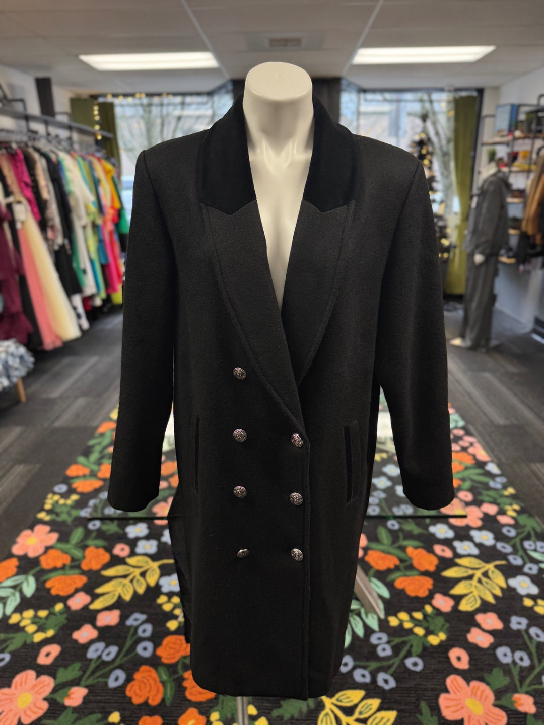 David Benjamin Women's Black Coat 