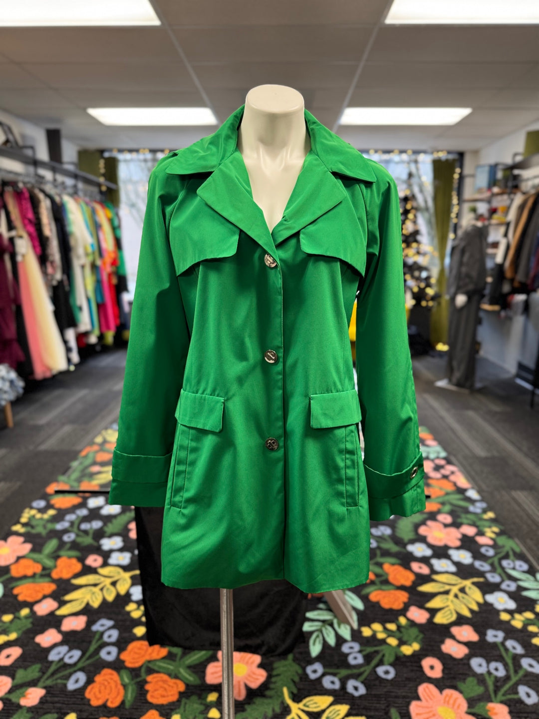 Calvin Klein Women's Jacket Med Green