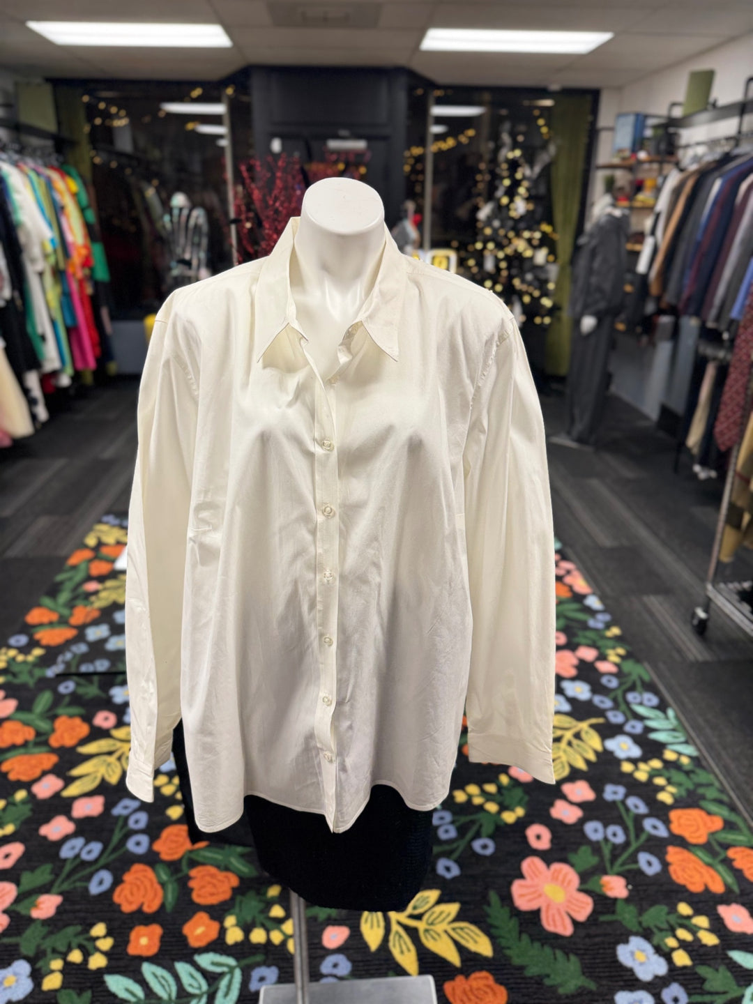 Merona Women's Shirt 2X Cream