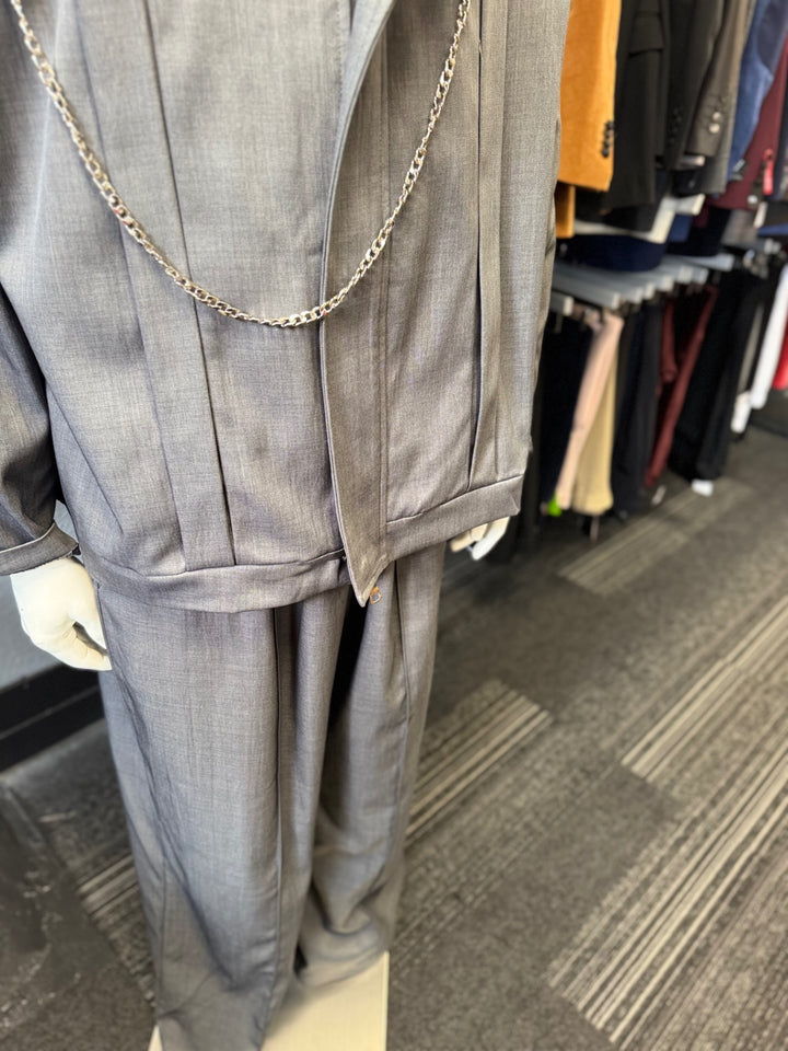 Gumbo Luxury Men’s 2pc Track Suit 2XL Gray