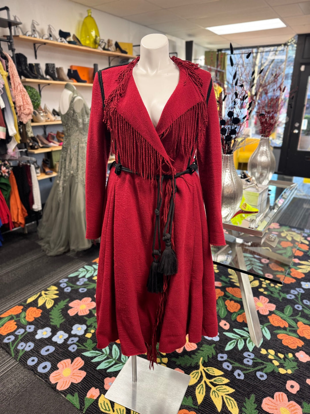 Gumbo Luxury Couture Women's Coat 2X Red