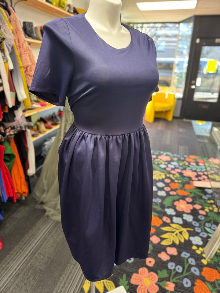 ASOS Women's Dress 14 Navy Blue