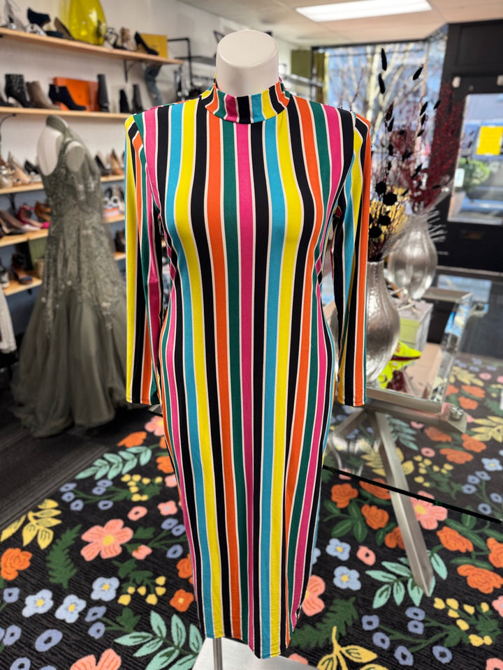 ILLord Women's Body-con Dress 2X Multicolor 