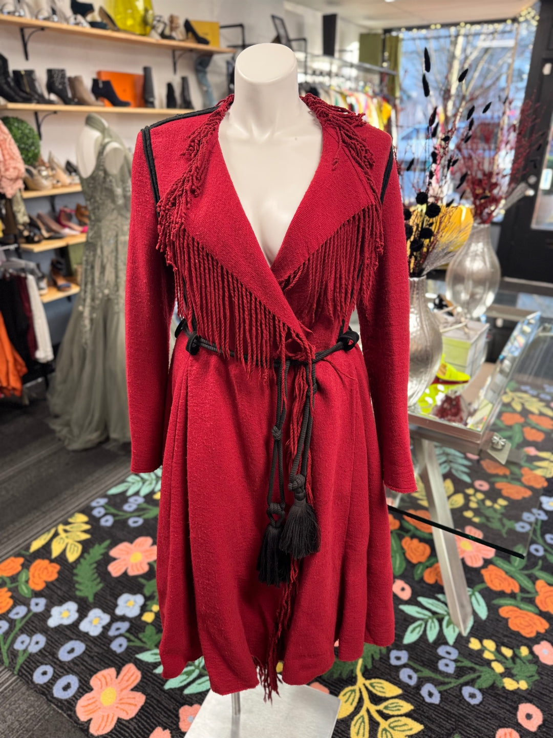 Gumbo Luxury Couture Women's Coat 2X Red