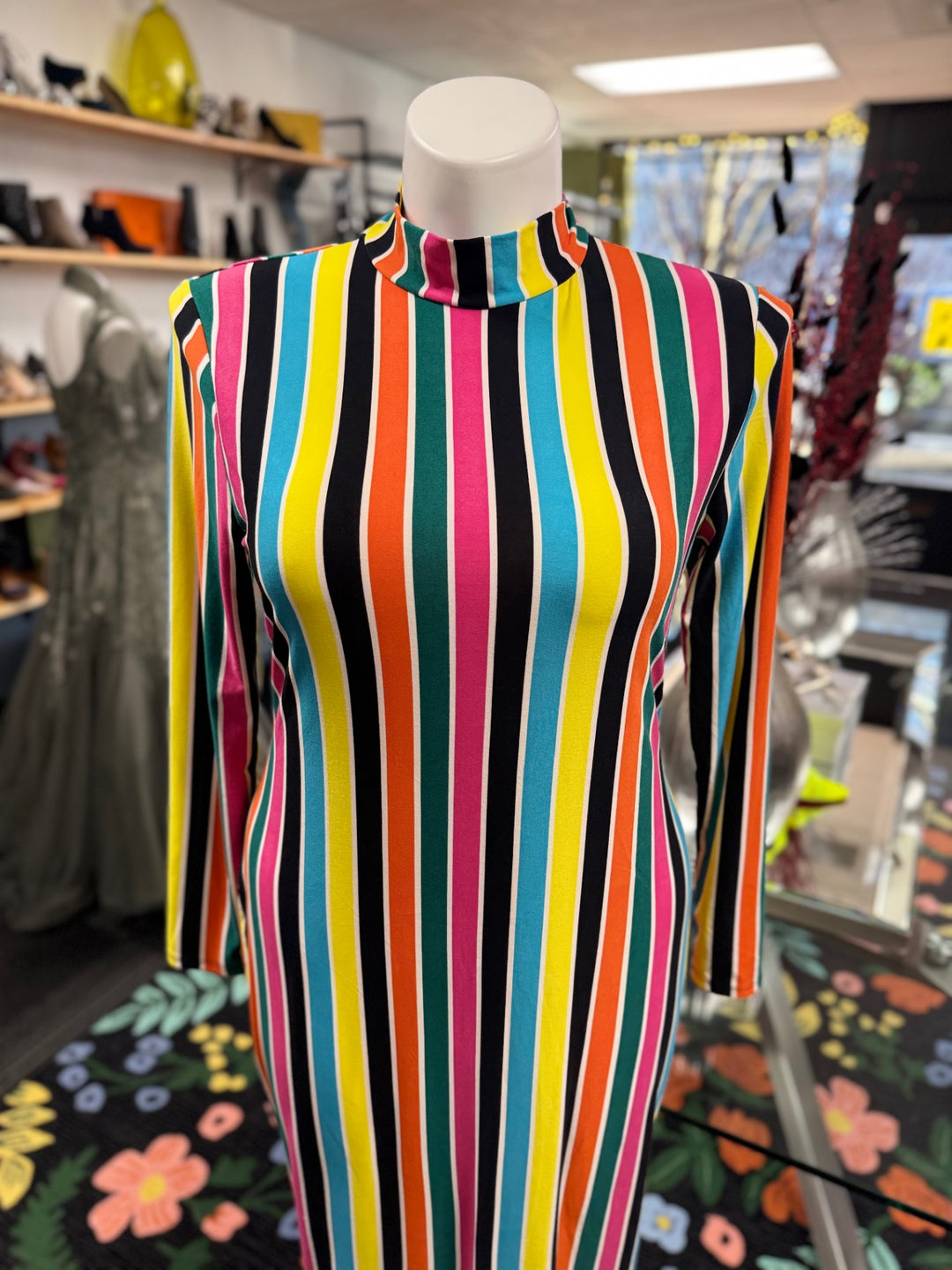 ILLord Women's Body-con Dress 2X Multicolor 