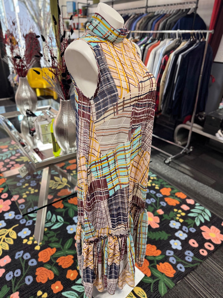 Karen T. Design Women's Dress LG Multicolor