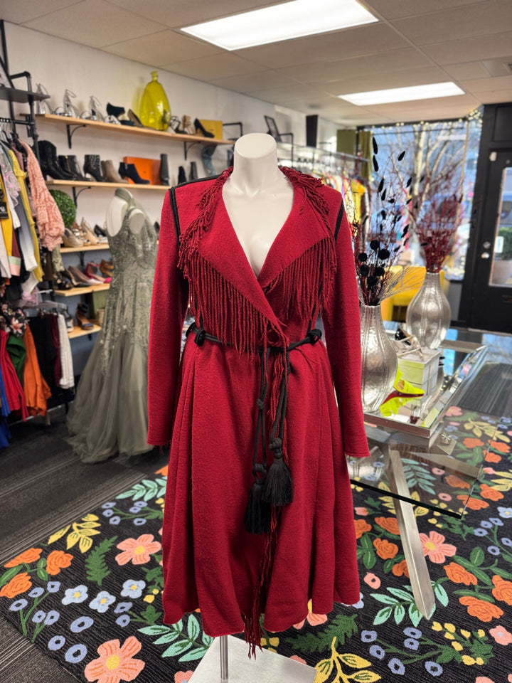 Gumbo Luxury Couture Women's Coat 2X Red