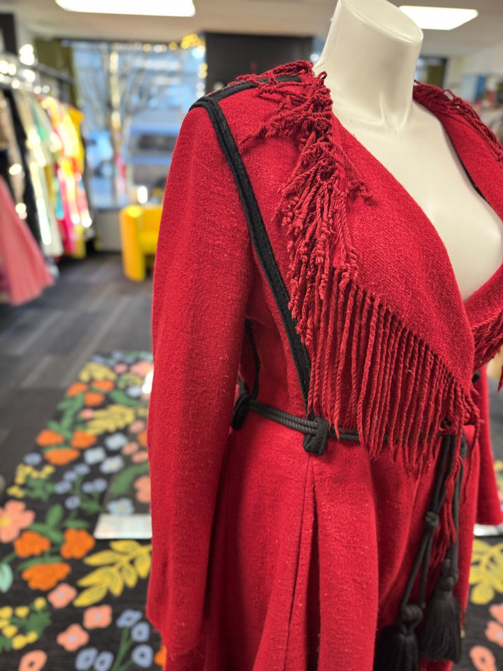 Gumbo Luxury Couture Women's Coat 2X Red