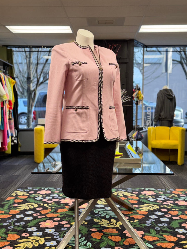 St. John Couture Women's Jacket Med Pink