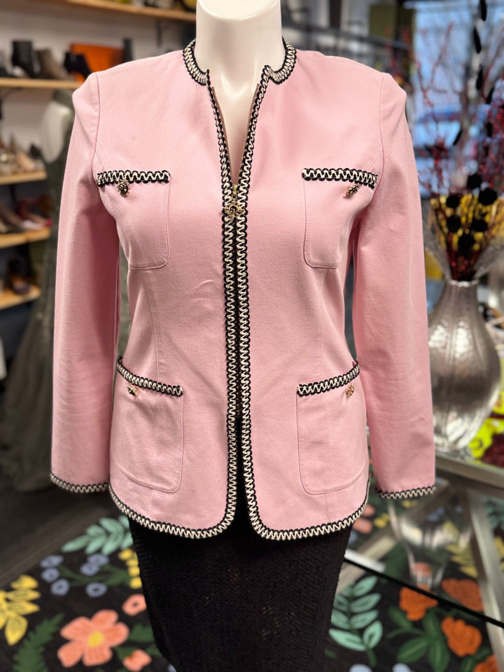 St. John Couture Women's Jacket Med Pink