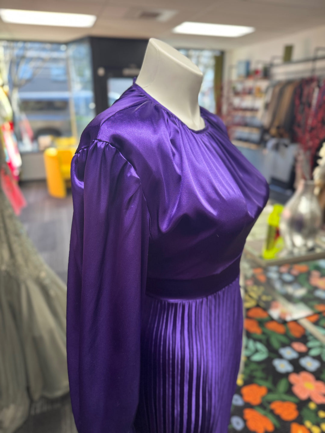 Gumbo Luxury Couture Dress 2X Purple