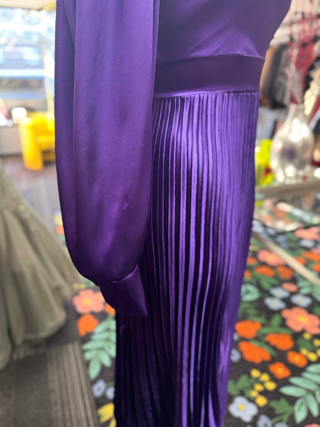 Gumbo Luxury Couture Dress 2X Purple