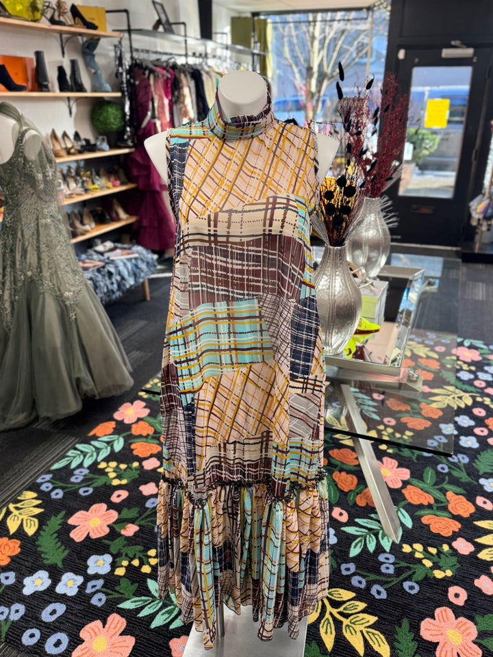 Karen T. Design Women's Dress LG Multicolor