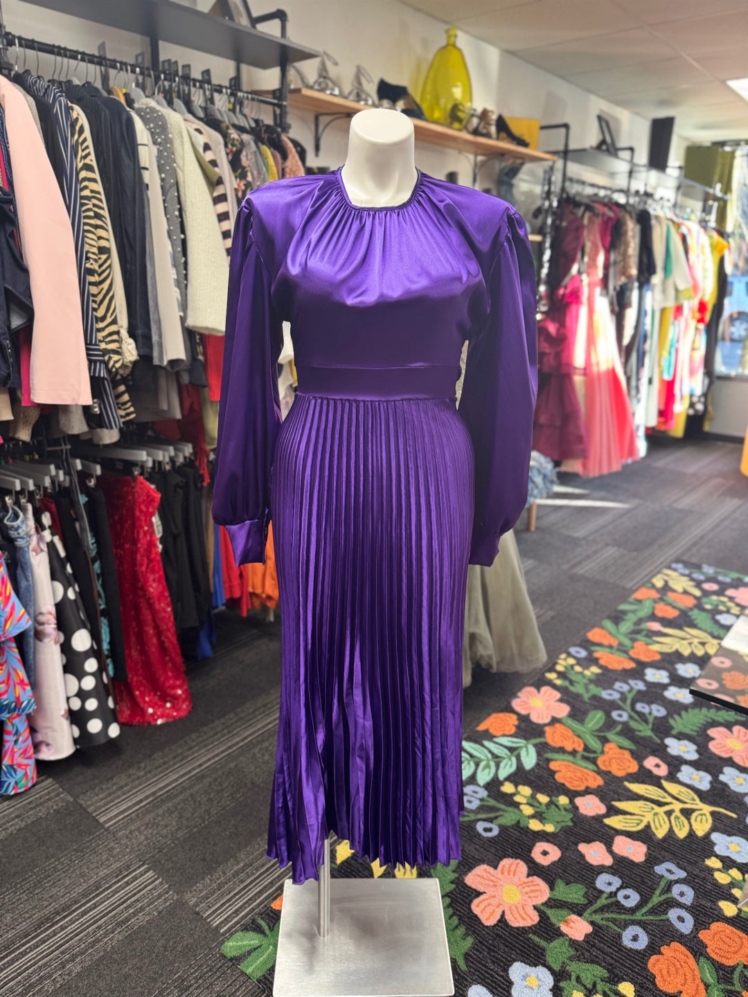 Gumbo Luxury Couture Dress 2X Purple