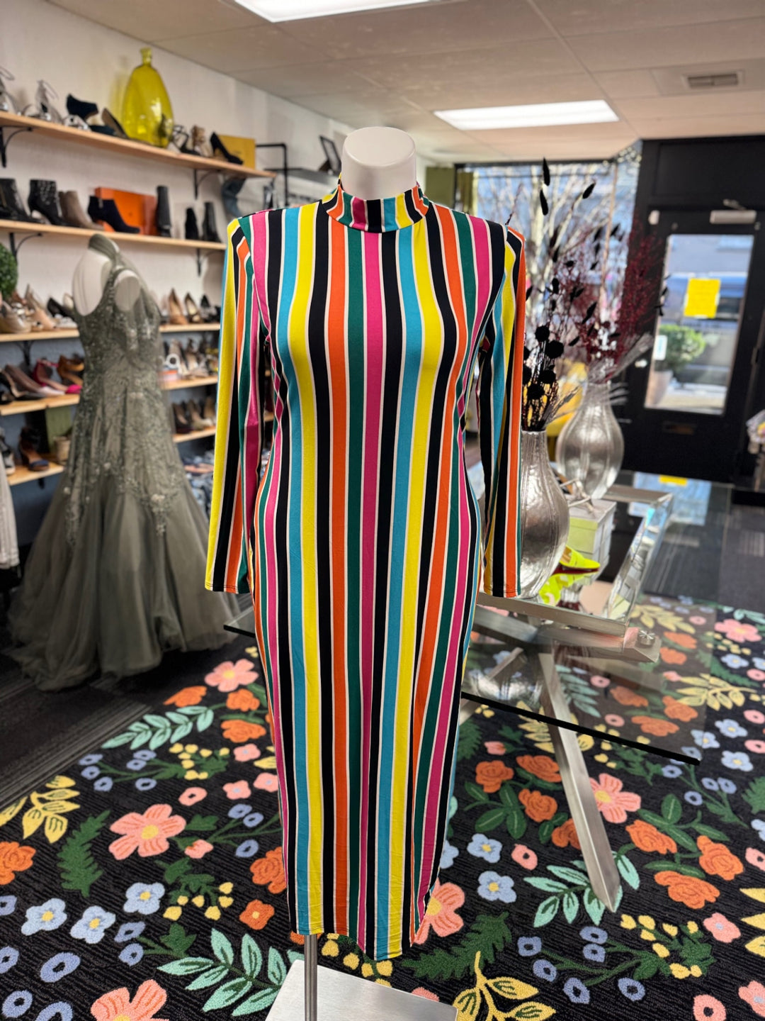 ILLord Women's Body-con Dress 2X Multicolor 