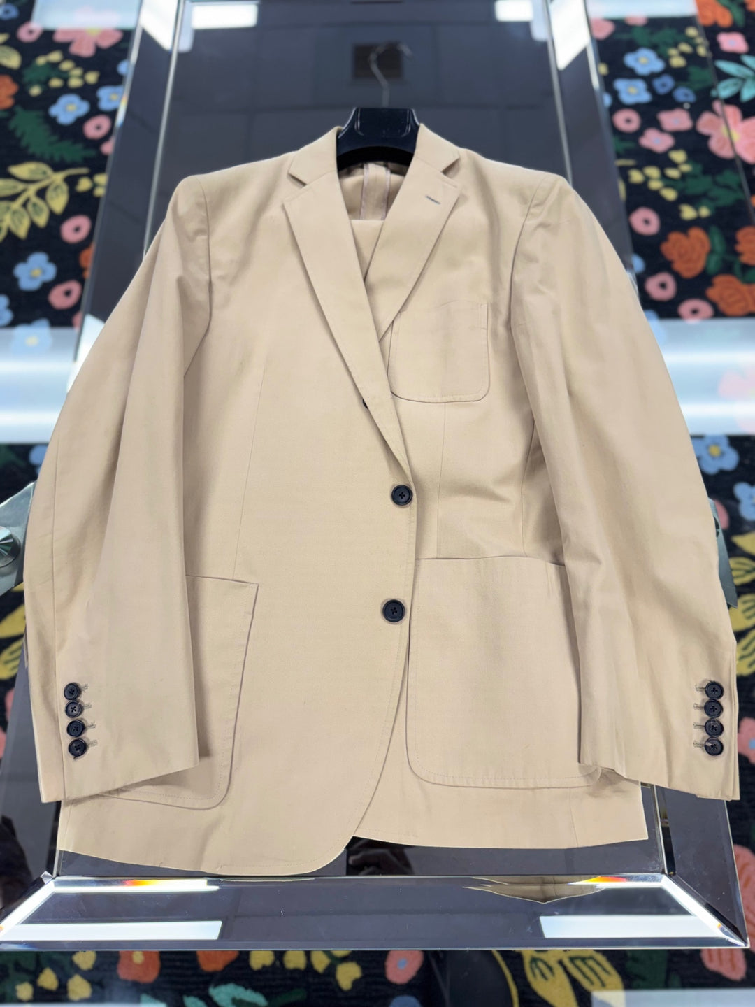 Billy Reid - Men’s 2pc Suit 44R (Beige)